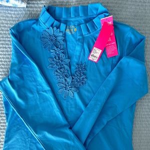 Lilly Pulitzer Long Sleeved Polo